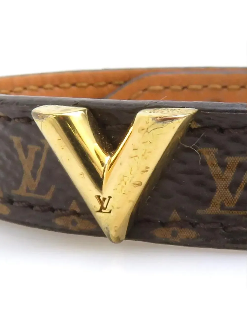 Auth Louis Vuitton Essential V Bracelet #339541L16B